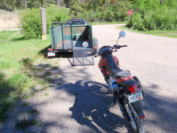 I will leave the Enduro at Bannack State Park and pickup Terry.